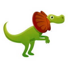 Butterfly dinosaur icon. Cartoon of butterfly dinosaur vector icon for web design isolated on white background