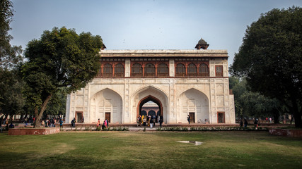 Fototapeta premium palace inside red fort Delhi