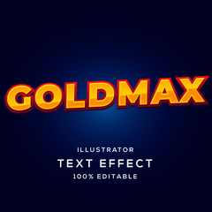 Gold text effect