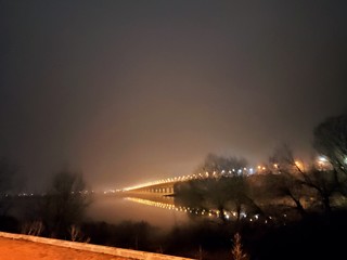 Naklejka na ściany i meble fog at night