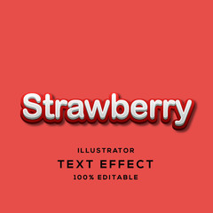 Strawberry Text Effect