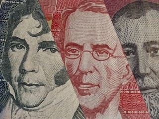 background of economy and finance with guatemalan money