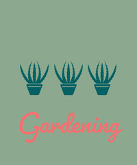 hands and vector, gardening background, graphic design illustration wallpaper