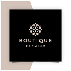 Boutique Luxury Logo Design Inspiration Vector Stock - Premium Vector