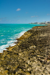 Seascape of the seven colors sea