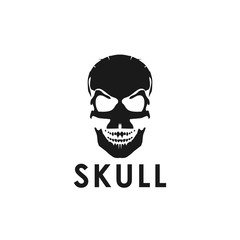 illustration of skull, vintage graphics for t-shirt designs