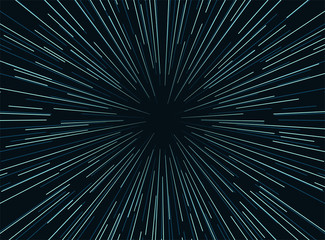 Design of stars speed in universe