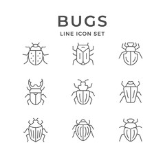 Set line icons of bugs