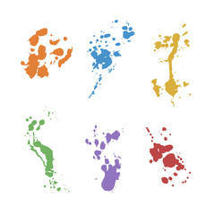 Imaginatve splash ink set design