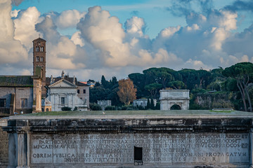 The Forum in Rome Italy