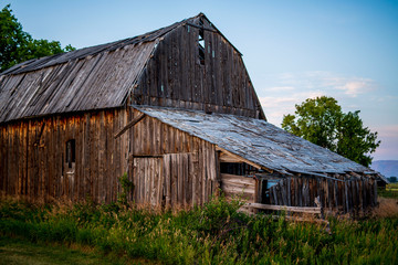 old wooden barn