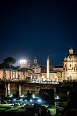 Fototapeta na wymiar The Forum in Rome Italy