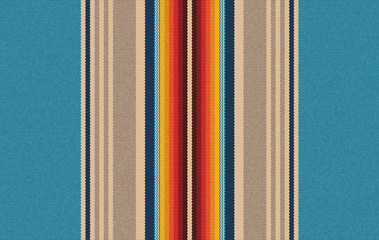 detail seamless color background. mexican rug pattern. serape stripes vector