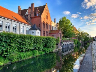 Canal in Bruges, Belgium