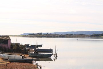 Fototapeta premium Villeneuve les Maguelone, a seaside resort in the south of Montpellier, Herault, France 