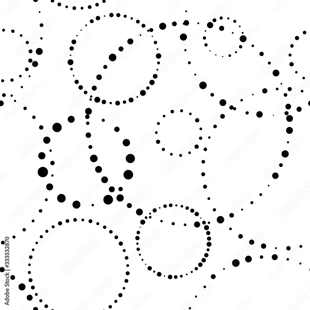 Poster seamless dots background. halftone design for textile.