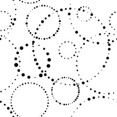 seamless dots background. halftone design for textile.