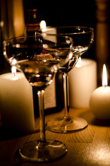 Candles light