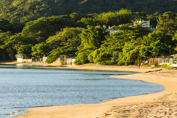 Beach in Santo Antonio de Lisboa, Florianopolis, Santa Catarina, Brasil