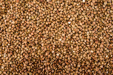 buckwheat background. Buckwheat grains for background.