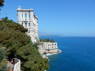 Aussicht auf das Meer in Nizza an der Cote d'Azur