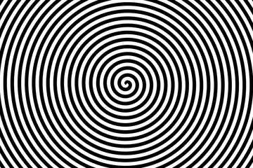 Spiral black and white hypnotize 