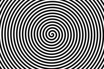 Spiral black and white hypnotize 
