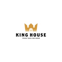 King house logo template