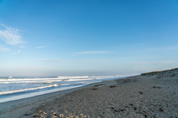 View of Desserted Beach During the Earlie Hours of the Day