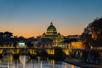 Naklejka na ściany i meble The beautiful city of Rome, Italy