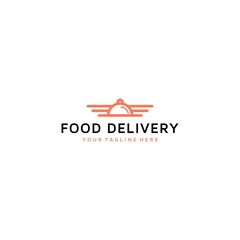 Food delivery service logo