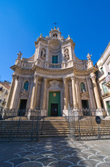 Fototapeta premium Catania, chiesa Collegiata