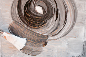 Paint painted wood surface