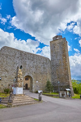 Fototapeta na wymiar View of the famous castle 