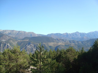 Panorámica de parte del Pirineo