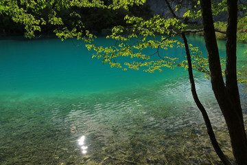 Kaluderovac lake in Plitvice Lakes National Park, Croatia