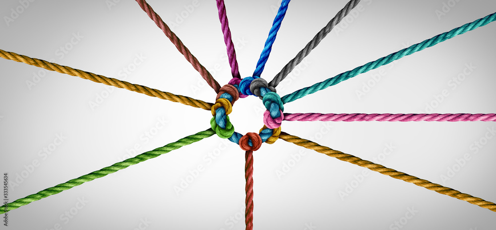 Poster concept of team unity