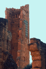 Ancient ruins of El Mansourah in Tlemcen, Algeria