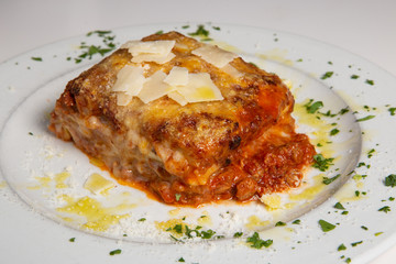 Traditional Homemade Italian Lasagna