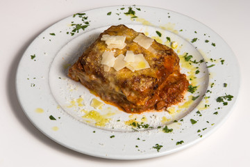 Traditional Homemade Italian Lasagna