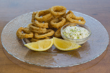 Racion de Calamares fritos