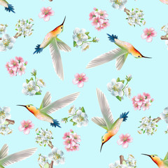background with birds