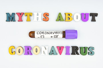 English text to refer to the myths that have been created about the coronavirus