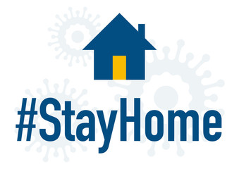 Stay home campaign for corona virus prevention