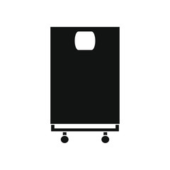 cloth wardrobe on white background