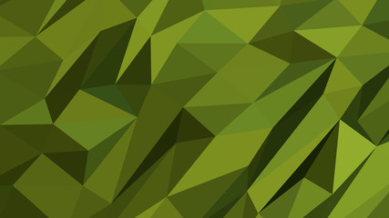 Abstract polygonal background. Modern Wallpaper. Olive Drab vector illustration