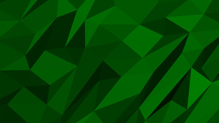 Abstract polygonal background. Modern Wallpaper. Dark Green vector illustration