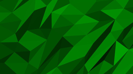 Abstract polygonal background. Modern Wallpaper. Web Green vector illustration