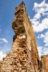 Obraz premium ruined castle wall