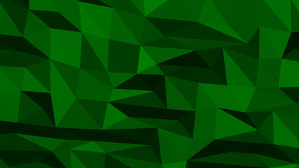Abstract polygonal background. Modern Wallpaper. Dark Green vector illustration